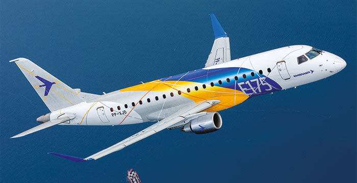 Avião no ar
